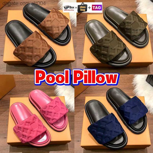 pool pillow slippers women flat slipper designer sandals mens beach slides comfort embossed mules slide with box womens shoes summer nylon l, Black
pool pillow slippers women flat slipper designer sandals mens beach slides comfort embossed mules slide with box womens shoes summer nylon l, Black