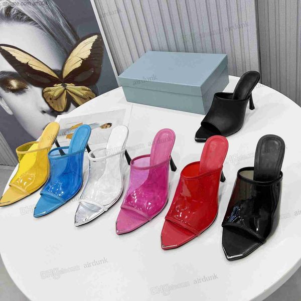 luxury letter print plexiglas high-heel slides sandals transparent pvc womens summer enameled metal triangle 10cm brushed leather heels shoe, Black
luxury letter print plexiglas high-heel slides sandals transparent pvc womens summer enameled metal triangle 10cm brushed leather heels shoe, Black