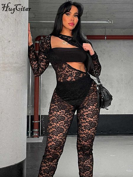 rukas lace black long sleeve hollow out zip up with vest thong slim jumpsuit 2023 spring women streetwear club romper, White
rukas lace black long sleeve hollow out zip up with vest thong slim jumpsuit 2023 spring women streetwear club romper, White