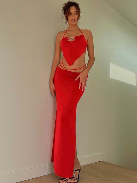 rukas halter backless cut out bandage crop slit maxi skirt 2 pcs matching sets 2023 summer women festival rave party, White
rukas halter backless cut out bandage crop slit maxi skirt 2 pcs matching sets 2023 summer women festival rave party, White