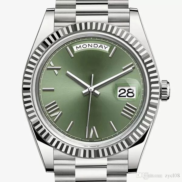 men's watch sapphire glass 41mm datejust stainless steel bezel automatic mechanical mens presidential watches, Slivery;brown
men's watch sapphire glass 41mm datejust stainless steel bezel automatic mechanical mens presidential watches, Slivery;brown