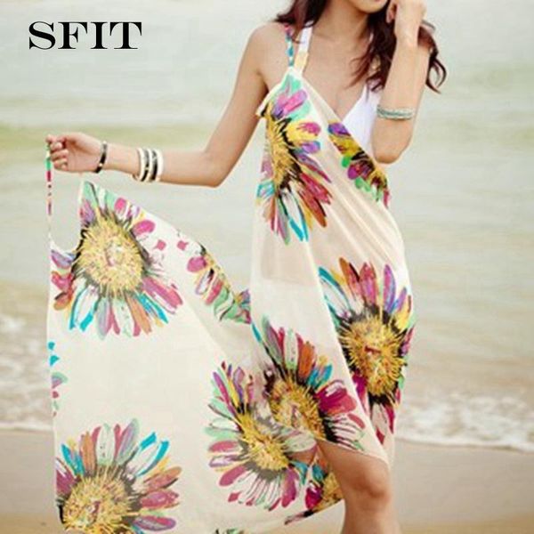 swimwear printed coverups beach dress women halter sling chiffon beach towel bikini wrap pareo skirts openback swimwear 2022, White;black
swimwear printed coverups beach dress women halter sling chiffon beach towel bikini wrap pareo skirts openback swimwear 2022, White;black