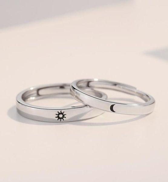 2021 summer sun moon couple valentine039s day gift simple opening adjustable ring for men and women2715373, Silver
2021 summer sun moon couple valentine039s day gift simple opening adjustable ring for men and women2715373, Silver