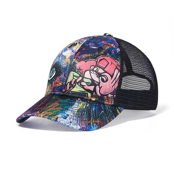 ball caps men women mesh baseball cap graffiti summer breathable sun hats fashion printing adjustable hip hop dad hat gorras ep0239 aa220517, Blue;gray
ball caps men women mesh baseball cap graffiti summer breathable sun hats fashion printing adjustable hip hop dad hat gorras ep0239 aa220517, Blue;gray