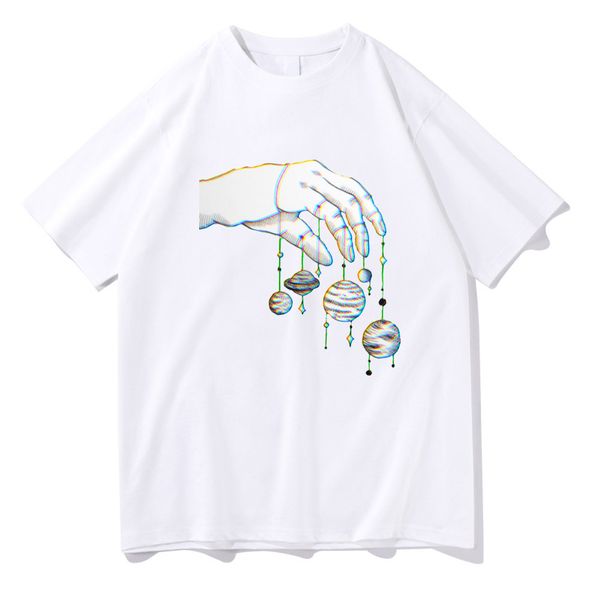 designer t-shirt boys and girls short sleeve women's fashion moon print loose casual harajuku ton sleeve women's breathable casual, White;black
designer t-shirt boys and girls short sleeve women's fashion moon print loose casual harajuku ton sleeve women's breathable casual, White;black