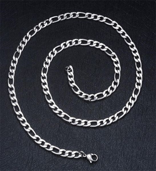 factory whole 4mm stainless steel figaro chain necklace length fashion cool party jewelry 53 u28495944, Silver
factory whole 4mm stainless steel figaro chain necklace length fashion cool party jewelry 53 u28495944, Silver