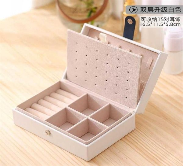 pu leather korean style girls earring ring necklace storage case jewelry organize box design 2111055541115, Black
pu leather korean style girls earring ring necklace storage case jewelry organize box design 2111055541115, Black