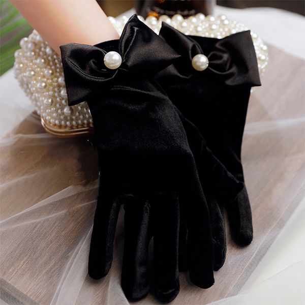 st-0003 french velvet bowknot wine red short gloves bride wedding gloves p taking p of props fingered gloves, White
st-0003 french velvet bowknot wine red short gloves bride wedding gloves p taking p of props fingered gloves, White