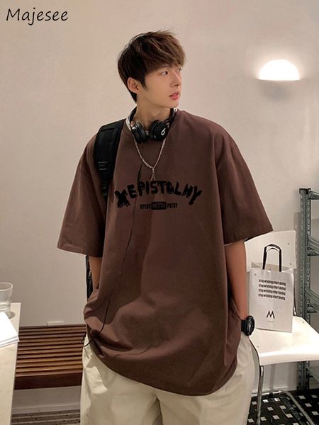 men s t shirts t shirt pria lengan pendek musim panas trendi amerika pakaian vintage pasangan longgar s 5xl kebesaran huruf retro uniseks se, White;black
men s t shirts t shirt pria lengan pendek musim panas trendi amerika pakaian vintage pasangan longgar s 5xl kebesaran huruf retro uniseks se, White;black