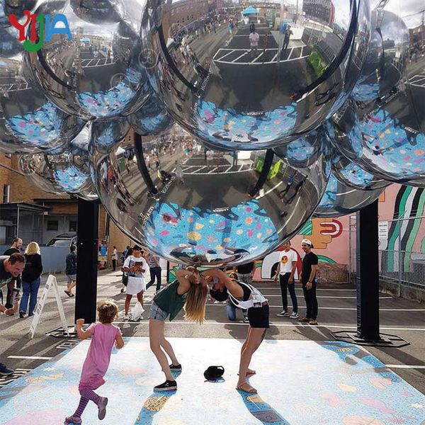 giant event decoration pvc floating sphere mirror balloon disco shinny inflatable mirror ball for party event decoration
giant event decoration pvc floating sphere mirror balloon disco shinny inflatable mirror ball for party event decoration