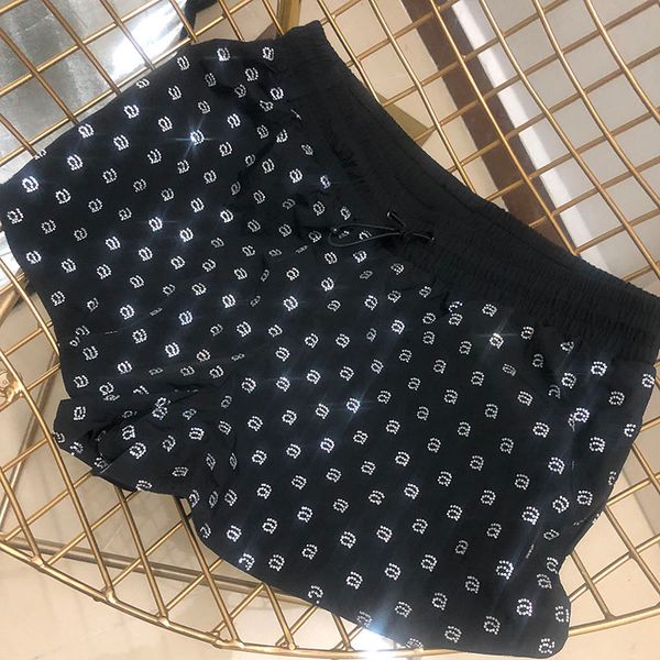 women's shorts pants high-end with drilling letters elastic women high waist rhinestone club short pant black summer, White;black
women's shorts pants high-end with drilling letters elastic women high waist rhinestone club short pant black summer, White;black