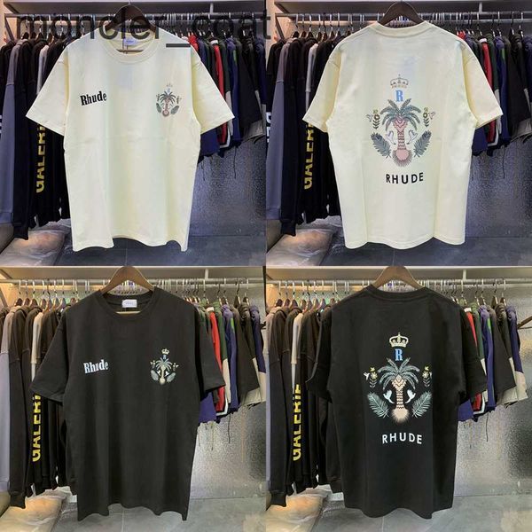 men's hoodies sweatshirts 2023ss coconut crown print rhude t-shirts men women tags short sleeve rhude tee with tags, Black
men's hoodies sweatshirts 2023ss coconut crown print rhude t-shirts men women tags short sleeve rhude tee with tags, Black
