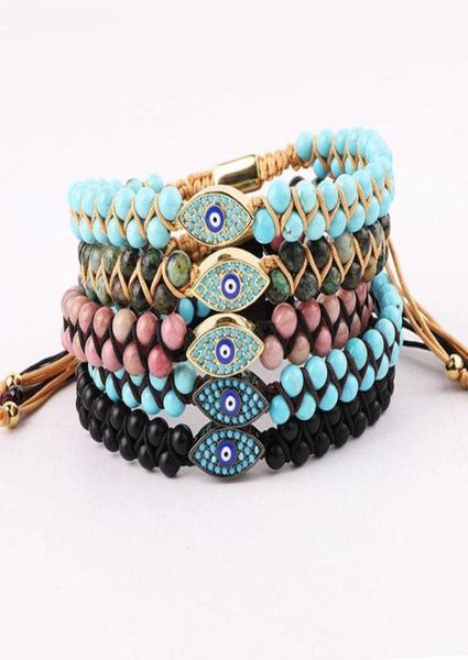 fashion natural stone blue cz pave eye charm beaded braided macrame jewelry bracelet men women beaded strands6831976, Black
fashion natural stone blue cz pave eye charm beaded braided macrame jewelry bracelet men women beaded strands6831976, Black