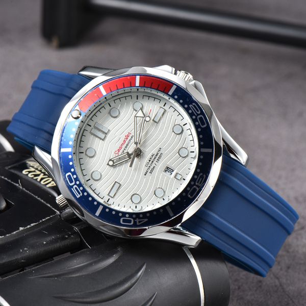 2023 men's watches omg quartz movement watches ceramic bezel business fashion watches silicone strap luminous watches, Slivery;brown
2023 men's watches omg quartz movement watches ceramic bezel business fashion watches silicone strap luminous watches, Slivery;brown