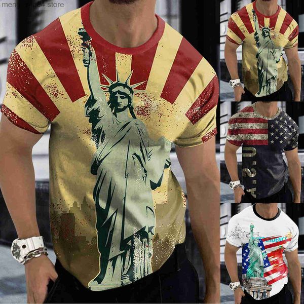 t-shirts independence day printed casual round neck sleeve t-shirt t230517, White;black
t-shirts independence day printed casual round neck sleeve t-shirt t230517, White;black