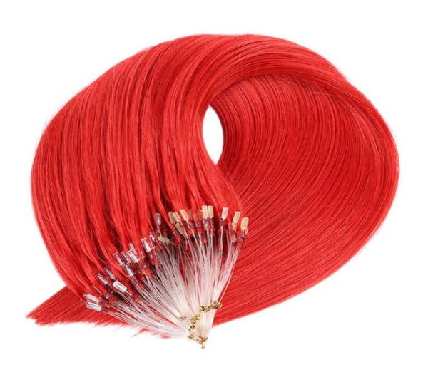 red straight micro ring bead extensions remy human hair loop link hair extension6016467, Black
red straight micro ring bead extensions remy human hair loop link hair extension6016467, Black