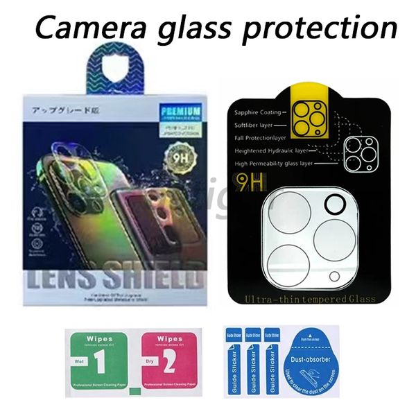 Image of 3D HD Clear Scratch-Resistant Rear Camera Lens Protector Tempered Glass With Flash Circle For iPhone 15 14 13 12 11 mini Pro Max 14plus with retail box