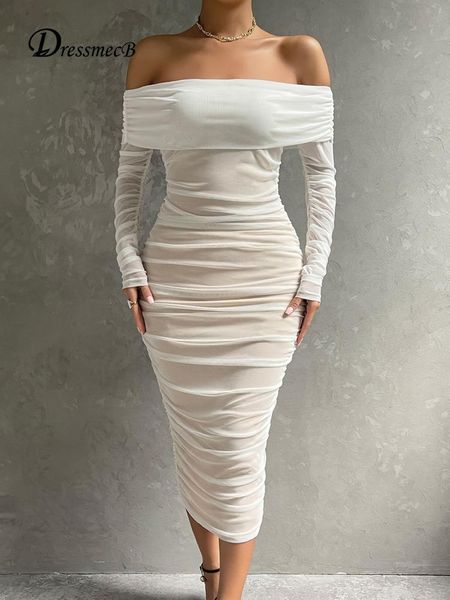 dresses dressmecb solid mesh white midi dresses women clothing off shoulder long sleeves autumn dress backless ruched party vestido, Black;gray
dresses dressmecb solid mesh white midi dresses women clothing off shoulder long sleeves autumn dress backless ruched party vestido, Black;gray