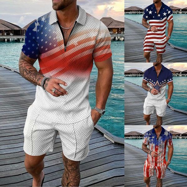 mens tracksuits casual zipper polo shirt poidependence day flag short sleeve set 2 piece summer sports suit sleeved t s 230516, Gray
mens tracksuits casual zipper polo shirt poidependence day flag short sleeve set 2 piece summer sports suit sleeved t s 230516, Gray