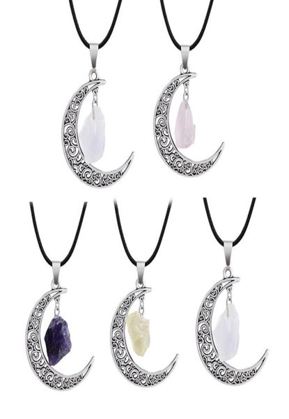 natural crystal stone necklaces starry sky moon gemstone pendant necklace sweater decoration fashion jewelry with chain3095061, Silver
natural crystal stone necklaces starry sky moon gemstone pendant necklace sweater decoration fashion jewelry with chain3095061, Silver
