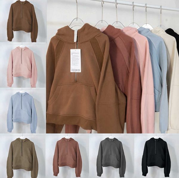 womens hoodie lululs jacket lu scuba yoga plus velvet thickening jackets half zipper terry designers womens jogging cing new high end 50ess, Black
womens hoodie lululs jacket lu scuba yoga plus velvet thickening jackets half zipper terry designers womens jogging cing new high end 50ess, Black