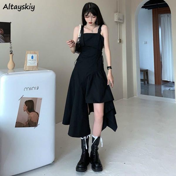 dresses dress women sleeveless spaghetti strap black slim irregular aline dresses elegant streetwear womens trendy club wear party, Black;gray
dresses dress women sleeveless spaghetti strap black slim irregular aline dresses elegant streetwear womens trendy club wear party, Black;gray