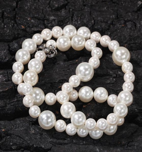 mens womens pearl necklace hip hop jewelry 6mm 8mm 10mm mixed beaded necklaces1056129, Silver
mens womens pearl necklace hip hop jewelry 6mm 8mm 10mm mixed beaded necklaces1056129, Silver