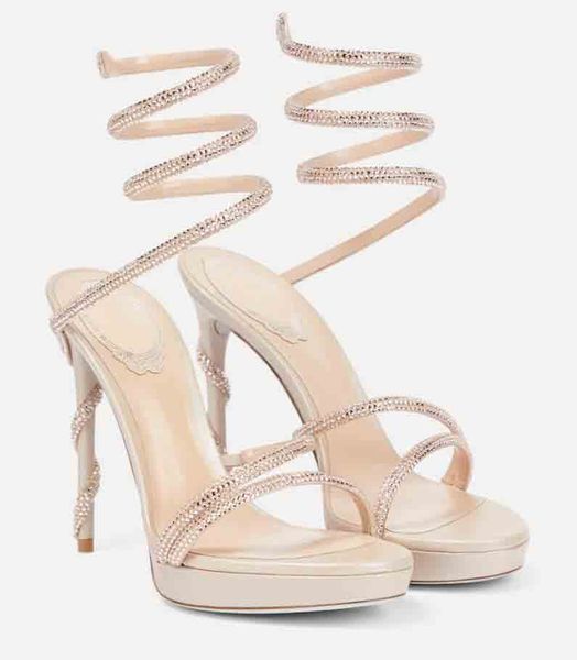 bride designer sandal women platform nude high heels calfskin leather margot crystal-embellished leather wrap strass sandals satin with box, Black
bride designer sandal women platform nude high heels calfskin leather margot crystal-embellished leather wrap strass sandals satin with box, Black
