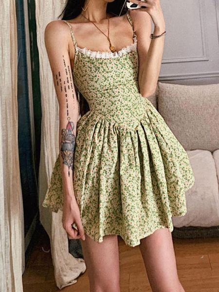dresses summer women's sling floral lace sweet mini dress summer casual sleeveless bandage backless chic flower print beach wearing, Black;gray
dresses summer women's sling floral lace sweet mini dress summer casual sleeveless bandage backless chic flower print beach wearing, Black;gray