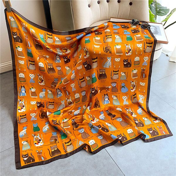 woman cat scarf designer silk scarf luxury flower letter print scarves summer headband fashion squares shawl ladies beach neck scarfs 110x11, Blue;gray
woman cat scarf designer silk scarf luxury flower letter print scarves summer headband fashion squares shawl ladies beach neck scarfs 110x11, Blue;gray
