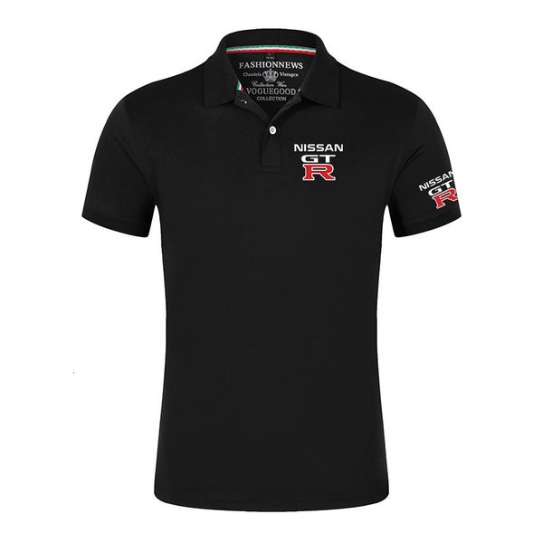 men's polos nissan gtr brand mens short sleeve polo print custom cool and lapel collar slim shirt 230517, White;black
men's polos nissan gtr brand mens short sleeve polo print custom cool and lapel collar slim shirt 230517, White;black