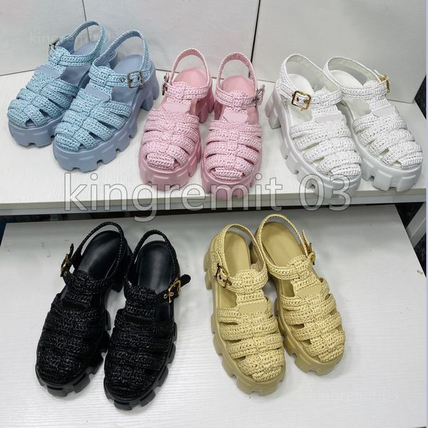 designer raffia sandals monolith sandal women foam rubber sandal metal logo slippers summer shoes retro beach footwear sandals, Black
designer raffia sandals monolith sandal women foam rubber sandal metal logo slippers summer shoes retro beach footwear sandals, Black