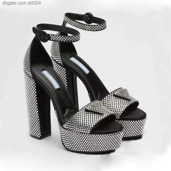 rhinestone sandals platform women's high heel sandals pumps chunky block open toe ankle strap dress shoes luxury designers factory foot, Black
rhinestone sandals platform women's high heel sandals pumps chunky block open toe ankle strap dress shoes luxury designers factory foot, Black