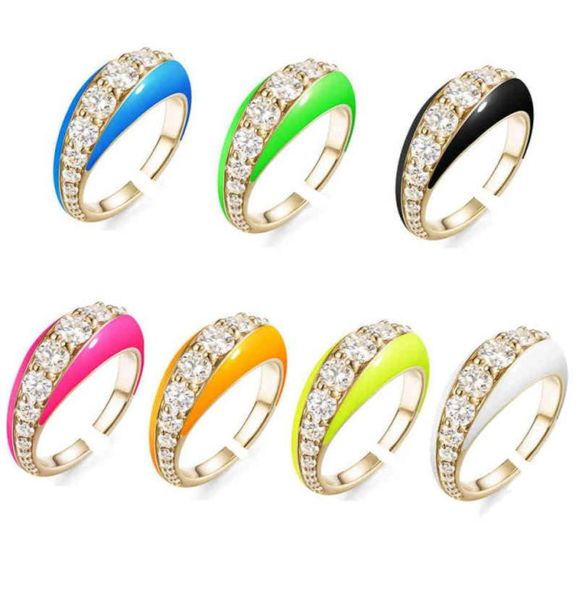gold color rainbow fashion women finger jewelry prong set 5a clear cz neon enamel open adjusted dome ring4989288, Silver
gold color rainbow fashion women finger jewelry prong set 5a clear cz neon enamel open adjusted dome ring4989288, Silver