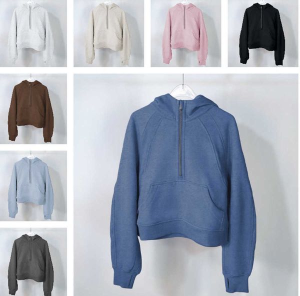 women hoodies sweatshirts yoga sweatshirt scuba lulus half zip hoody outdoor leisure lu gym clothes new high end 80ess, Black
women hoodies sweatshirts yoga sweatshirt scuba lulus half zip hoody outdoor leisure lu gym clothes new high end 80ess, Black