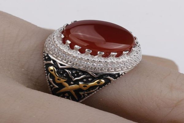 men ring real 925 sterling silver red stone with double sword clear cz finger ring for men fashion jewelry3480907, Golden;silver
men ring real 925 sterling silver red stone with double sword clear cz finger ring for men fashion jewelry3480907, Golden;silver