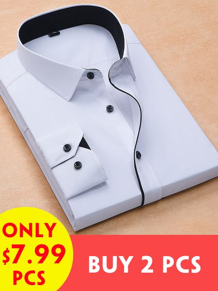 men's dress shirts arrival men shirt fashion causal long sleeved male dress social business brand shirt soft weeding white shirts ds278, White;black
men's dress shirts arrival men shirt fashion causal long sleeved male dress social business brand shirt soft weeding white shirts ds278, White;black