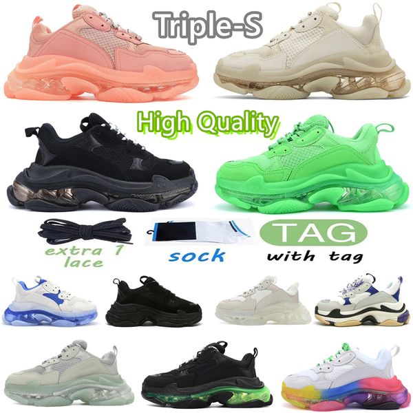 2023 triple s casual shoes designer men women platform sneakers black white beige dark grey orange green khaki trainers jogging walking
2023 triple s casual shoes designer men women platform sneakers black white beige dark grey orange green khaki trainers jogging walking
