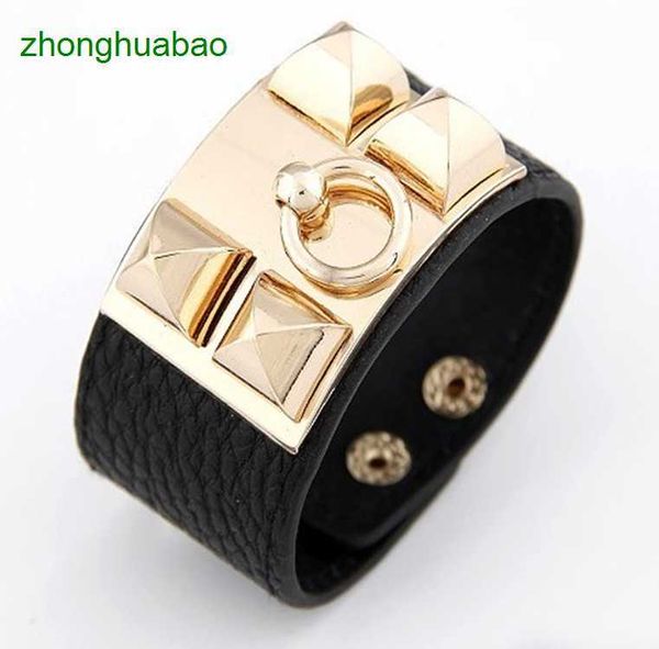 hemres designer bracelet fan jiepai metal exaggerated texture rivet punk temperament leather ultra wide bracelet, Black
hemres designer bracelet fan jiepai metal exaggerated texture rivet punk temperament leather ultra wide bracelet, Black