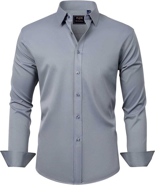 shirt men's formal j. solid ver color long sleeve elastic wrinkle formal shirt business casual button up shirt foas, White;black
shirt men's formal j. solid ver color long sleeve elastic wrinkle formal shirt business casual button up shirt foas, White;black