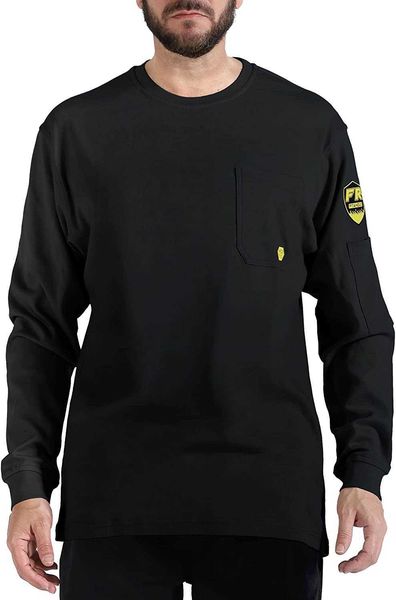 round men's shirt 155.93g/20.1.32g ptahdus fr neck flame retardant long sleeve shirt 100% cotton work suit fr men's clothing ixuh, White;black
round men's shirt 155.93g/20.1.32g ptahdus fr neck flame retardant long sleeve shirt 100% cotton work suit fr men's clothing ixuh, White;black