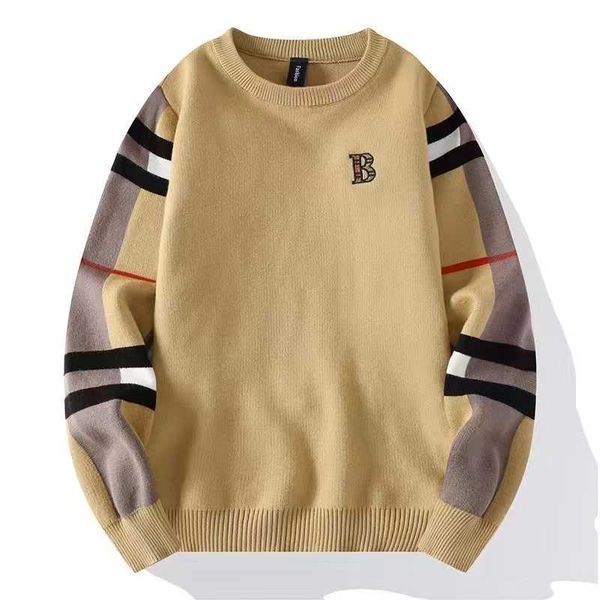 mens sweaters winter luxury design knitwear brand b men classic casual stripe plaid pullovers cashmere business high end soft warm sweater r, White;black
mens sweaters winter luxury design knitwear brand b men classic casual stripe plaid pullovers cashmere business high end soft warm sweater r, White;black