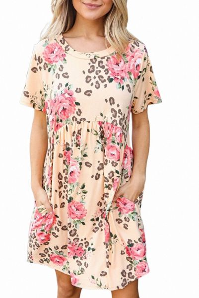 pink animal & floral blended babydoll fit t-shirt dress q5rq#, Black;pink
pink animal & floral blended babydoll fit t-shirt dress q5rq#, Black;pink