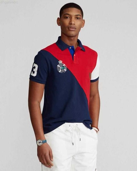 men's polos and summer pattern color matching big pony oblique stripe men's t-shirt, White;black
men's polos and summer pattern color matching big pony oblique stripe men's t-shirt, White;black