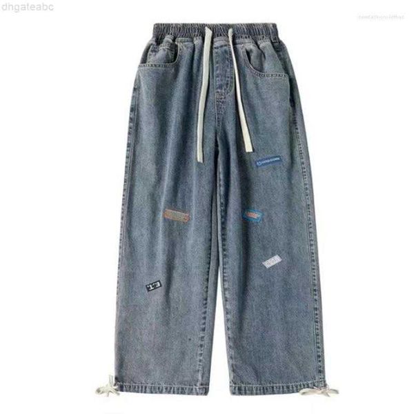 men's jeans casual straight for men spring embroidery patchwork print washed denim pants loose male trousers high street, Blue
men's jeans casual straight for men spring embroidery patchwork print washed denim pants loose male trousers high street, Blue