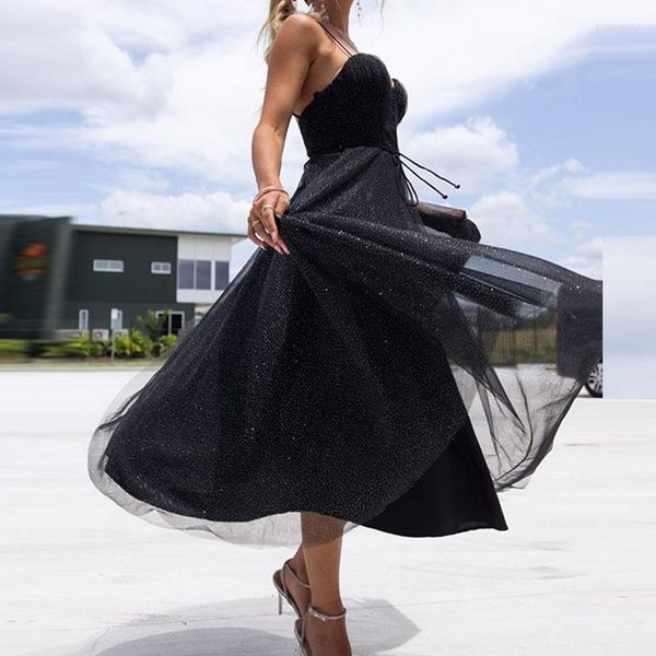 casual dresses sling sleeveless puffy princess dress fashion chest wrap high waist party women lace-up cross backless big hem, Black;gray
casual dresses sling sleeveless puffy princess dress fashion chest wrap high waist party women lace-up cross backless big hem, Black;gray