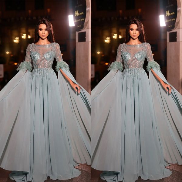 glamorous a-line prom dresses jewel long sleeves feathers shining applicants backless zipper floor length custom made plus size party dress, Black
glamorous a-line prom dresses jewel long sleeves feathers shining applicants backless zipper floor length custom made plus size party dress, Black