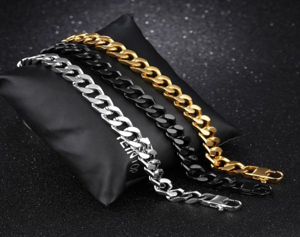 stainless steel designer fashion luxury men retro bracelet gifts mens chain curb cuban link rock charm hand bracelets2627301, Black
stainless steel designer fashion luxury men retro bracelet gifts mens chain curb cuban link rock charm hand bracelets2627301, Black