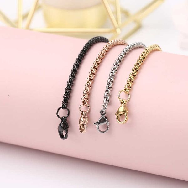 jewelry pendant necklace 304-316 stainless steel square pearl titanium jewelry with chain 3mm thick diy accessories, Black
jewelry pendant necklace 304-316 stainless steel square pearl titanium jewelry with chain 3mm thick diy accessories, Black