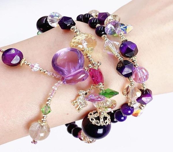 beaded strands original purple tiger039s eye stone crystal bracelet female pendant5104254, Black
beaded strands original purple tiger039s eye stone crystal bracelet female pendant5104254, Black